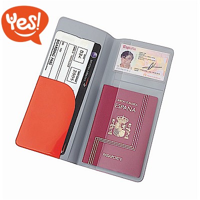 Porta documenti da viaggio in pvc