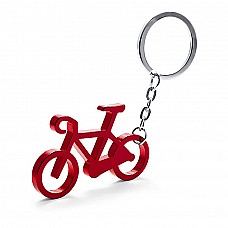 Portachiavi in alluminio a forma di bici
