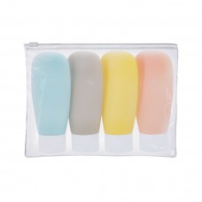 Set beauty da viaggio con flaconi portacosmetici