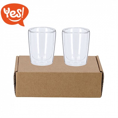 Set bicchierini in vetro