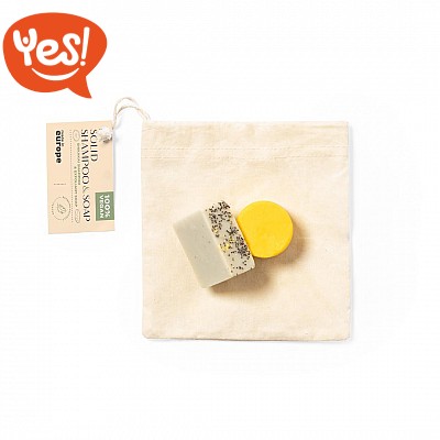 Set ecologico cosmetici solidi shampoo e sapone