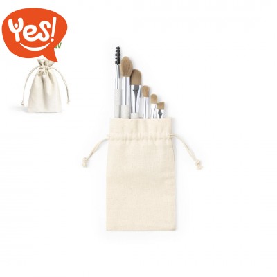 Set pennelli da trucco ecologici