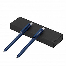Set regalo penna e matita eterna in plastica riciclata