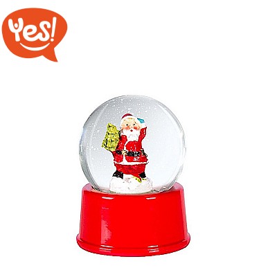 Sfera di vetro con Babbo Natale Sfera di vetro con Babbo Natale
