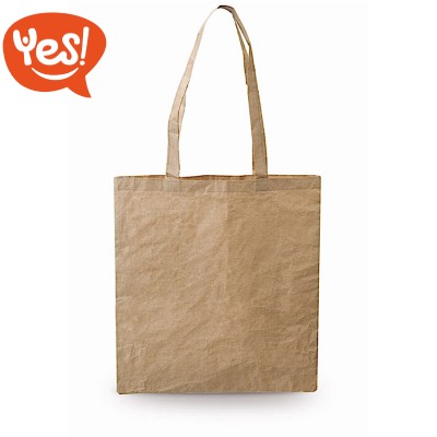 Shopper ecologica in cotone e carta
