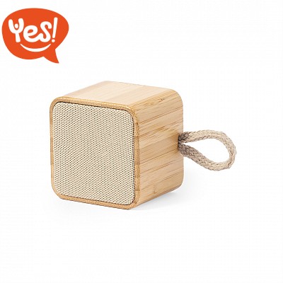 Speaker wireless in bambù e cotone