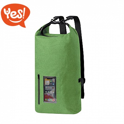 Zaino impermeabile con tasca touchscreen