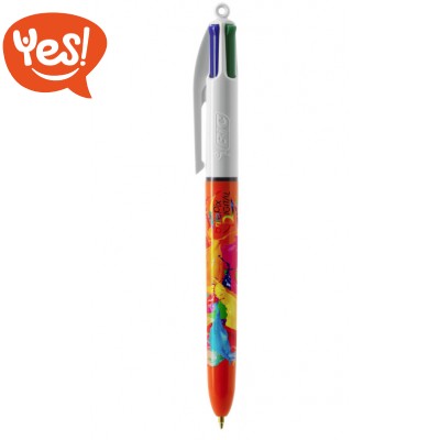 Penna a sfera Bic 4 Colours Fine