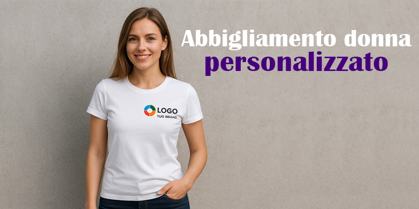 Abbigliamento donna personalizzato con logo: visibilità, eleganza e praticità
