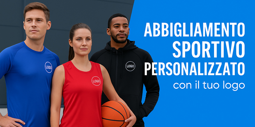 Crea il tuo abbigliamento sportivo personalizzato con logo Crea il tuo abbigliamento sportivo personalizzato con logo