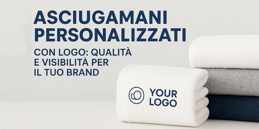 Asciugamani personalizzati con logo: qualità e visibilità per il tuo brand