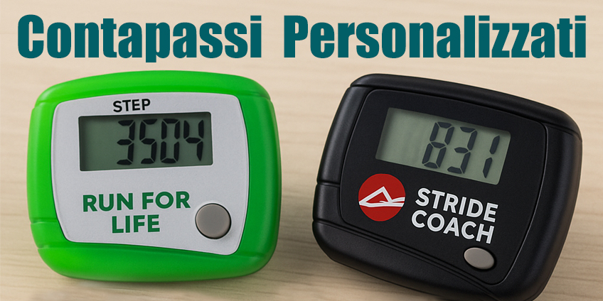 Gadget Contapassi con Logo: Promuovi Benessere e Visibilità