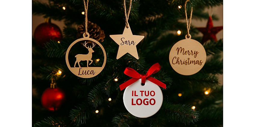 Decorazioni natalizie personalizzate con logo: illumina il tuo brand
