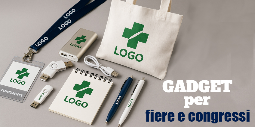 Gadget promozionali per eventi, fiere e congressi personalizzati