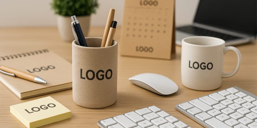 Articoli da ufficio personalizzati con logo: visibilità e professionalità