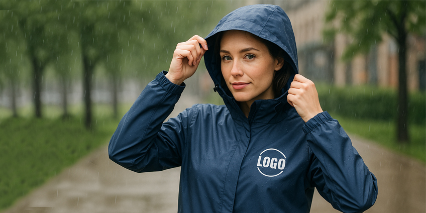 Scopri gli impermeabili personalizzati da donna per la tua azienda