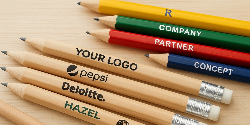 Matite con stampa personalizzata: il gadget perfetto per fiere ed eventi