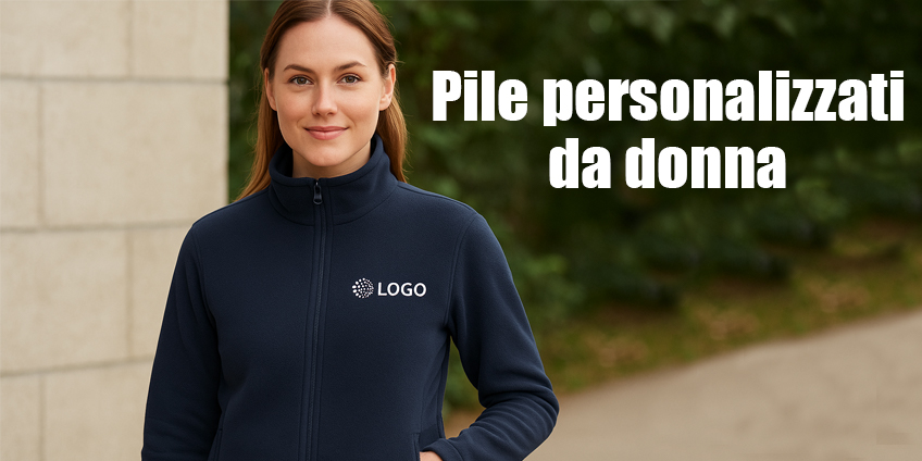 Pile personalizzati donna: calore, stile e promozione su misura