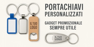 Portachiavi personalizzati per aziende ed eventi