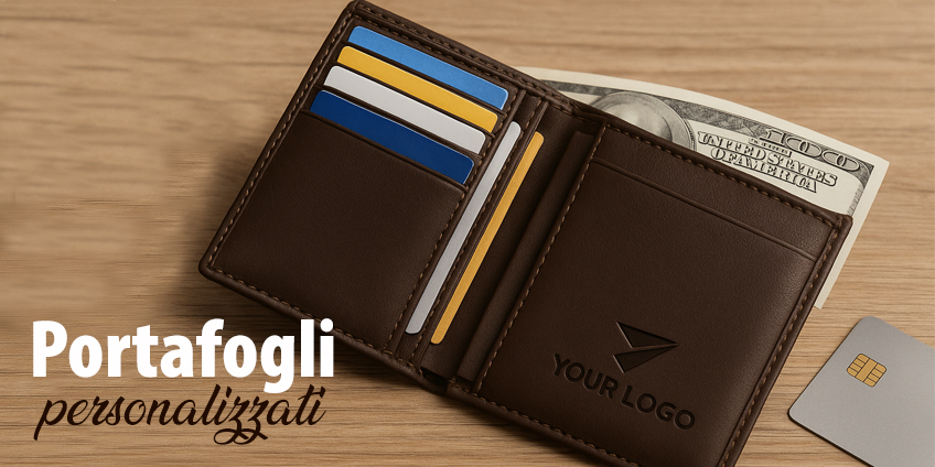 Portafogli personalizzati: eleganza e visibilità per il tuo brand