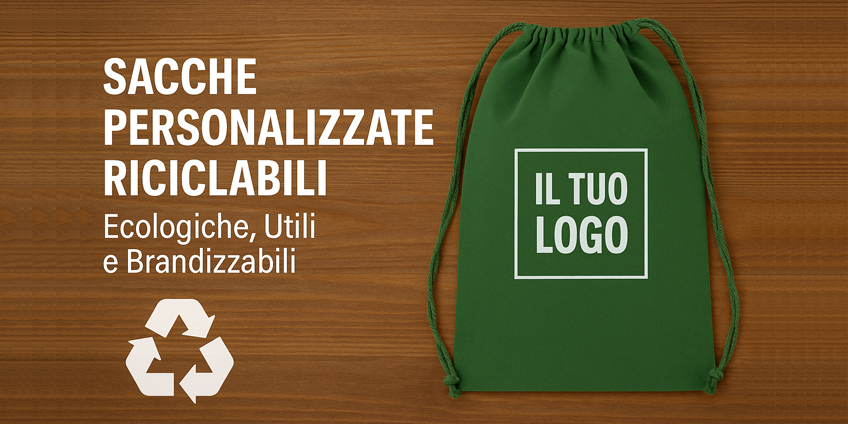 Sacche Personalizzate Riciclabili: Ecologiche, Utili e Brandizzabili