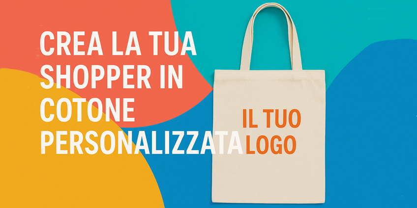 Shopper personalizzate in cotone: ecologiche, utili, promozionali
