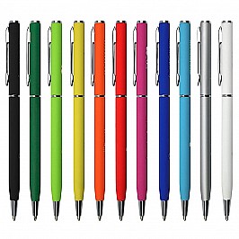 Penna a sfera in metallo twist