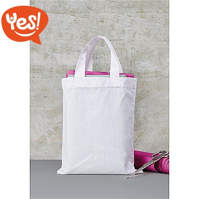 Tiny Chef Borsa Shopper In Cotone Con Cuffie - Bianco Naturale One Size