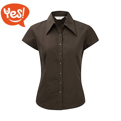 Camicia attillata maniche corte