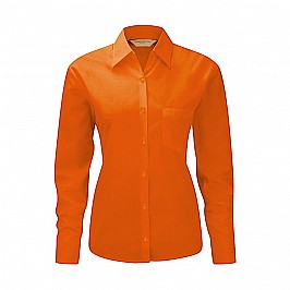 Camicia popeline maniche lunghe