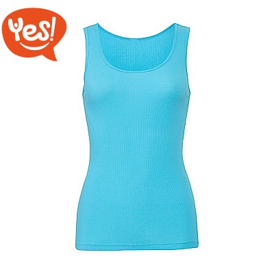 Canotta Top donna a costine