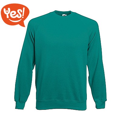 Felpa con maniche raglan