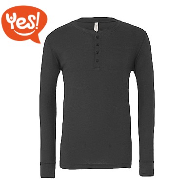 Tshirt uomo Jersey Henley maniche lunghe Tshirt uomo Jersey Henley maniche lunghe