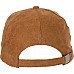 Cappellino regolabile in pelle scamosciata