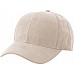 Cappellino regolabile in pelle scamosciata