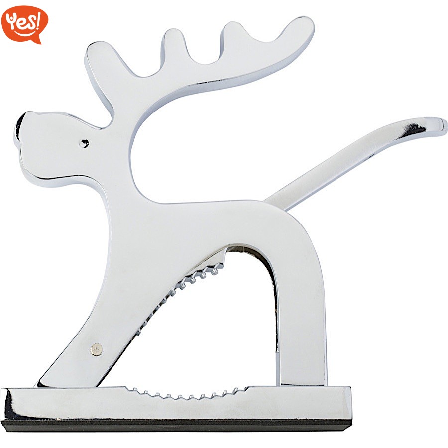 Kitchen Craft – Stampo Per Biscotti A Forma Di Renna, 10 Cm, In Metallo Robusto, Ideale Per Decorazioni Natalizie