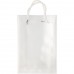 Shopper in PP con tasca laterale trasparente