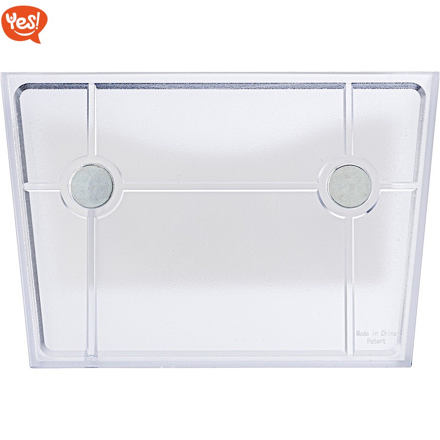 MoKo Set 2 Scatole Portapenne Magnetiche A4 – Portaoggetti Per Cancelleria E Accessori, Nero