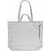 Borsa shopper in cotone riciclato con tasca