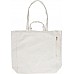 Borsa shopper in cotone riciclato con tasca