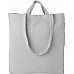 Borsa shopper in cotone riciclato con tasca