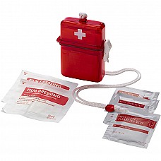 Kit pronto soccorso in astuccio rosso