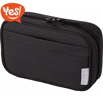 Pochette in materiale riciclato con tasche
