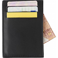 Porta carte di credito in pelle con protezione RFID
