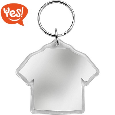 Portachiavi per logo a forma di t-shirt Portachiavi per logo a forma di t-shirt