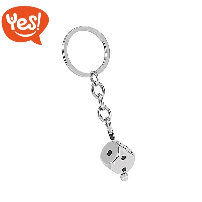 Portachiavi in metallo con dado Portachiavi in metallo con dado
