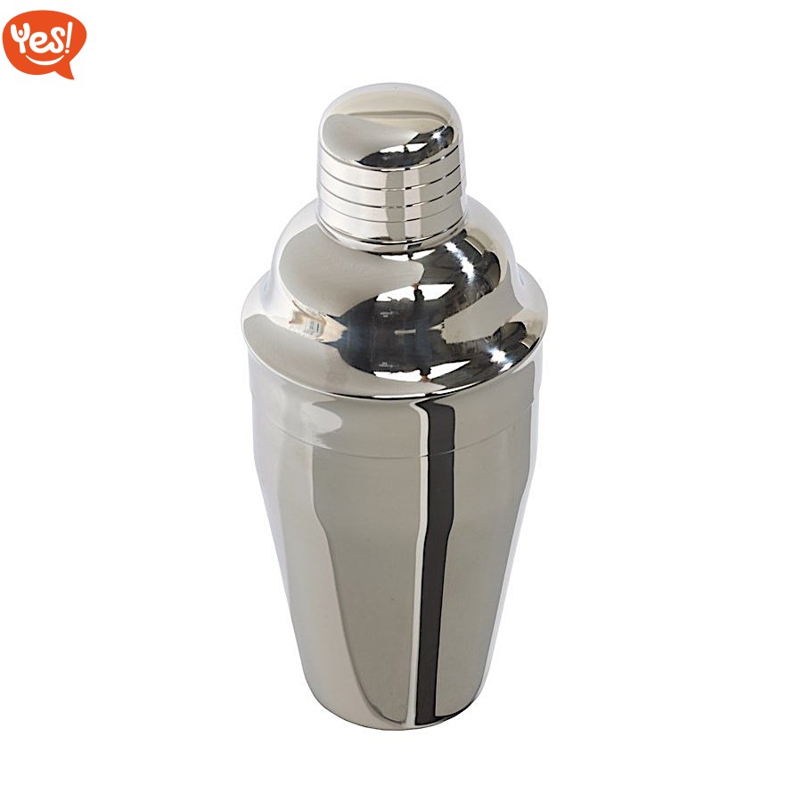Acciaio Inox Stagno 8 luckything in Acciaio Inox 2 Pezzi con Incisione Shaker per Cocktail A: ohne Boden 