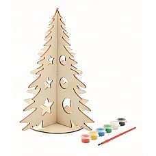 Albero di Natale da montare e colorare