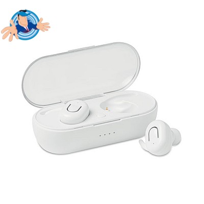 Auricolari stereo Bluetooth in confezione regalo personalizzabile