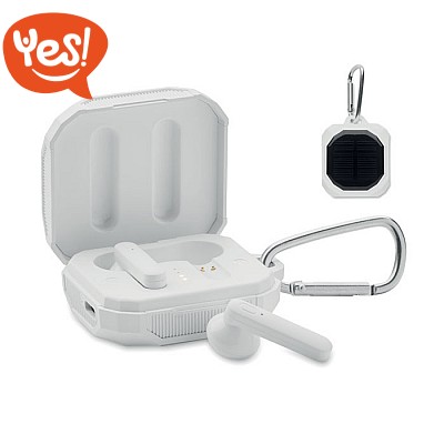 Auricolari wireless a ricarica solare